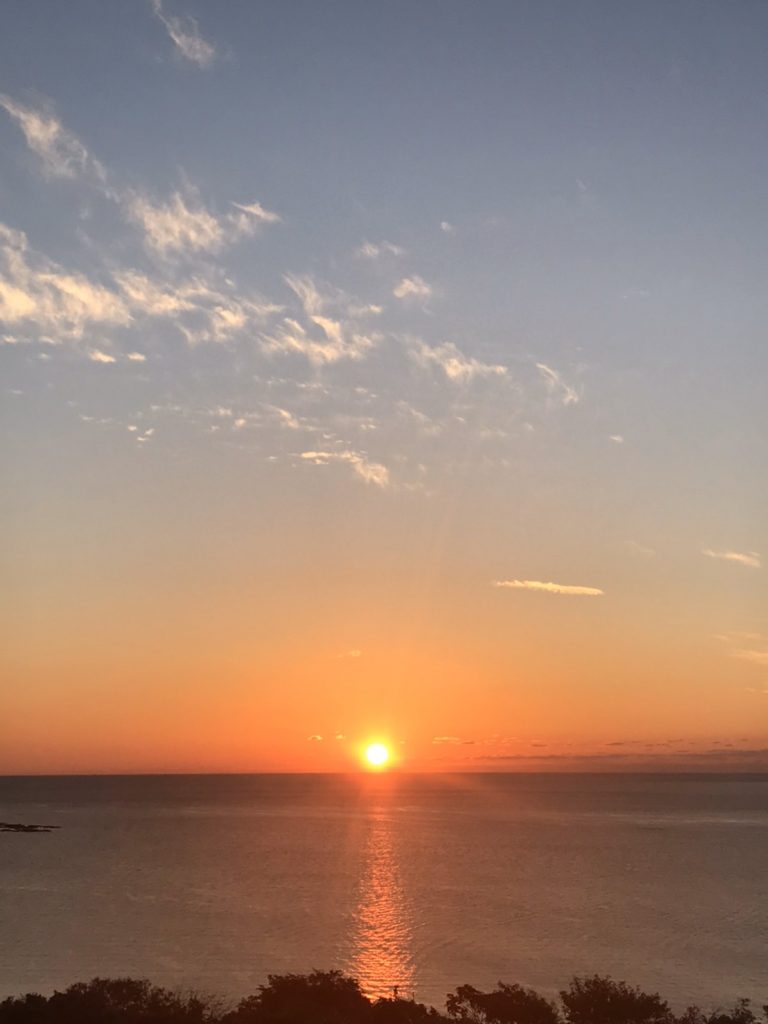 角島の夕日